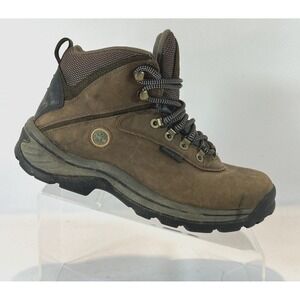 Timberland White Ledge Mid Waterproof Women's Sz 10W Brown Leather Hiking Boots
